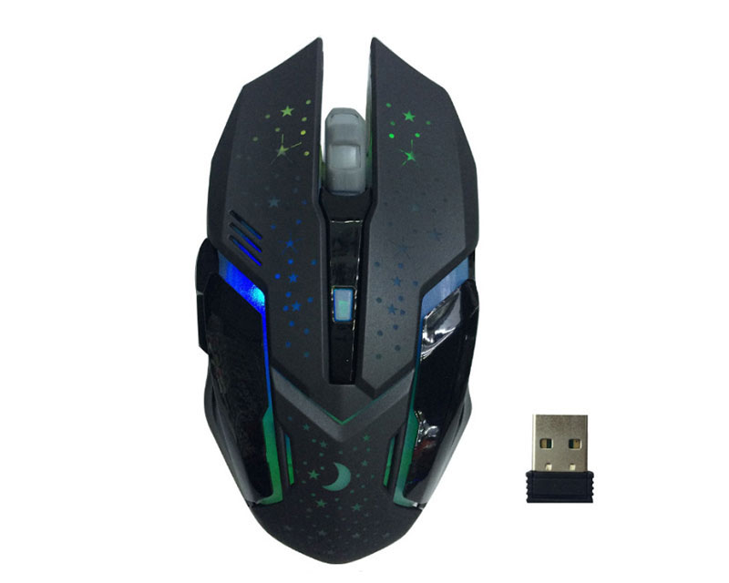 WEIBO WB-911 GAMING WIRELESS CRNI MIŠ